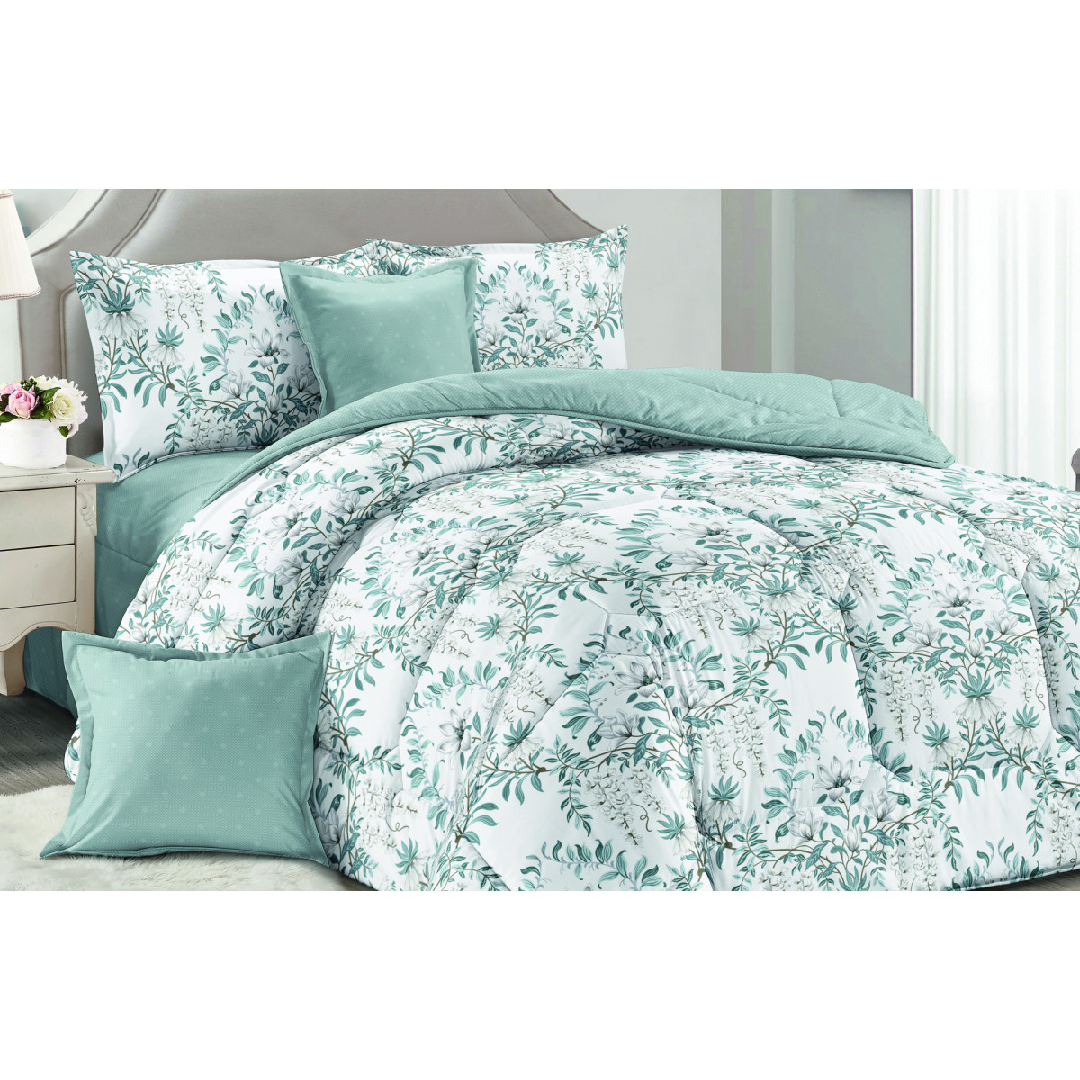 Комплект постільної білизни VS-BM1.5-107 Місячні обійми, півтораспальний VERSAILLES