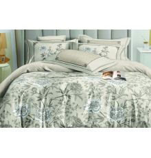 Комплект постельного белья VS-BM1.5-111 Букет на сером, полутораспальный VERSAILLES