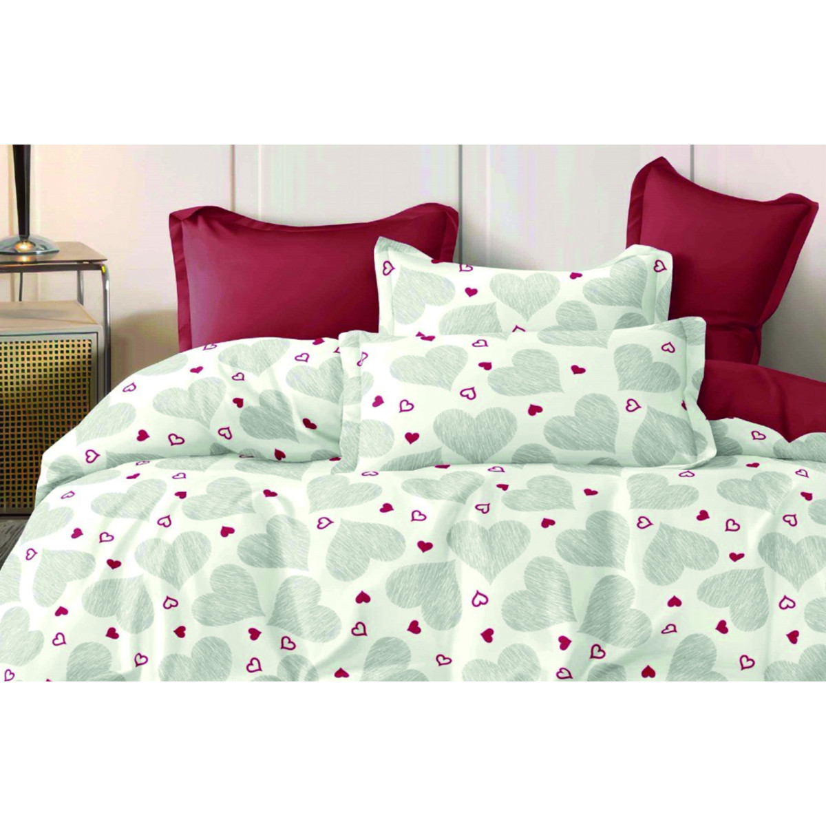 Комплект постельного белья VS-BM1.5-121 Мягкая Нежность, полутораспальный VERSAILLES