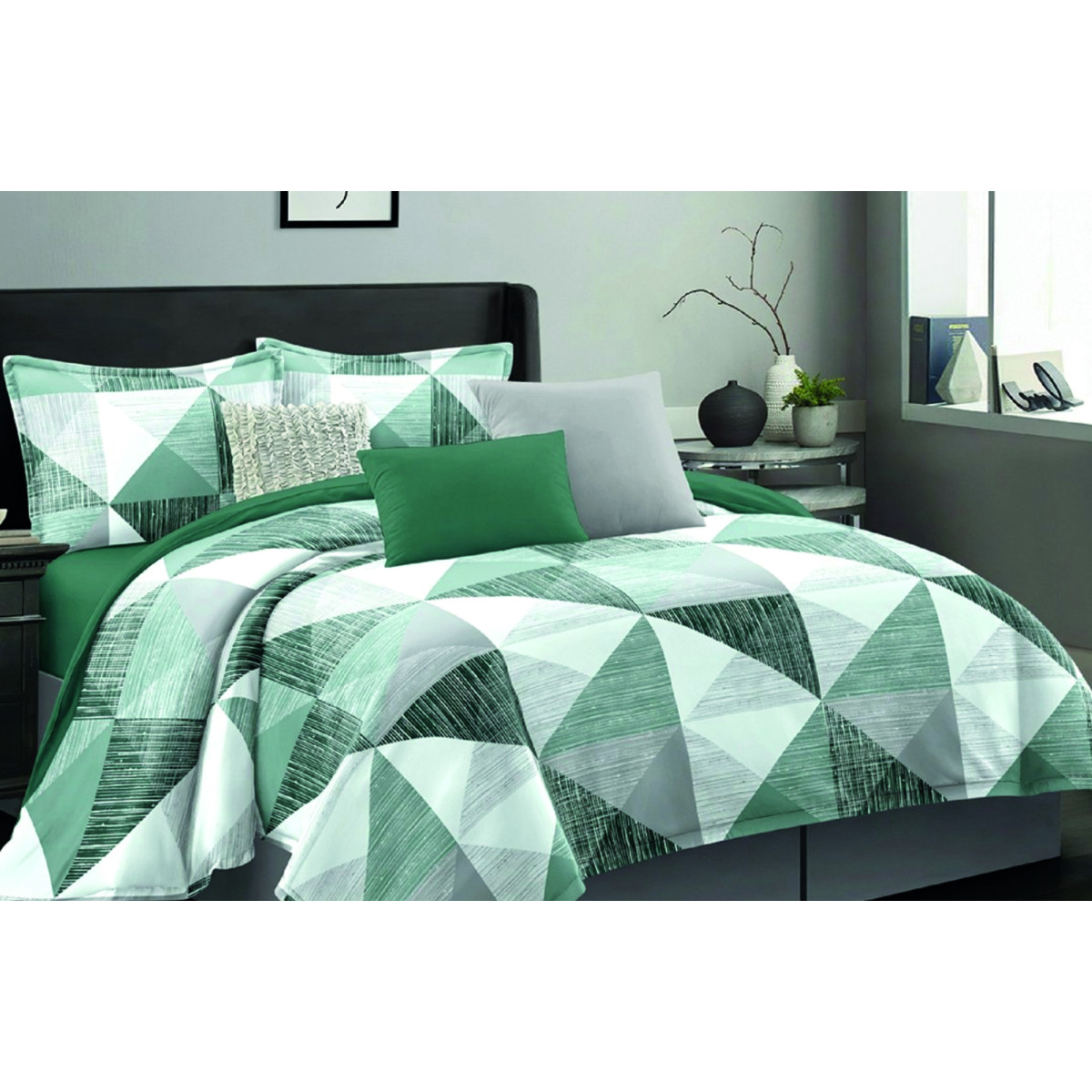 Комплект постельного белья VS-BM2.5-118 Изумрудный стиль, двуспальный VERSAILLES