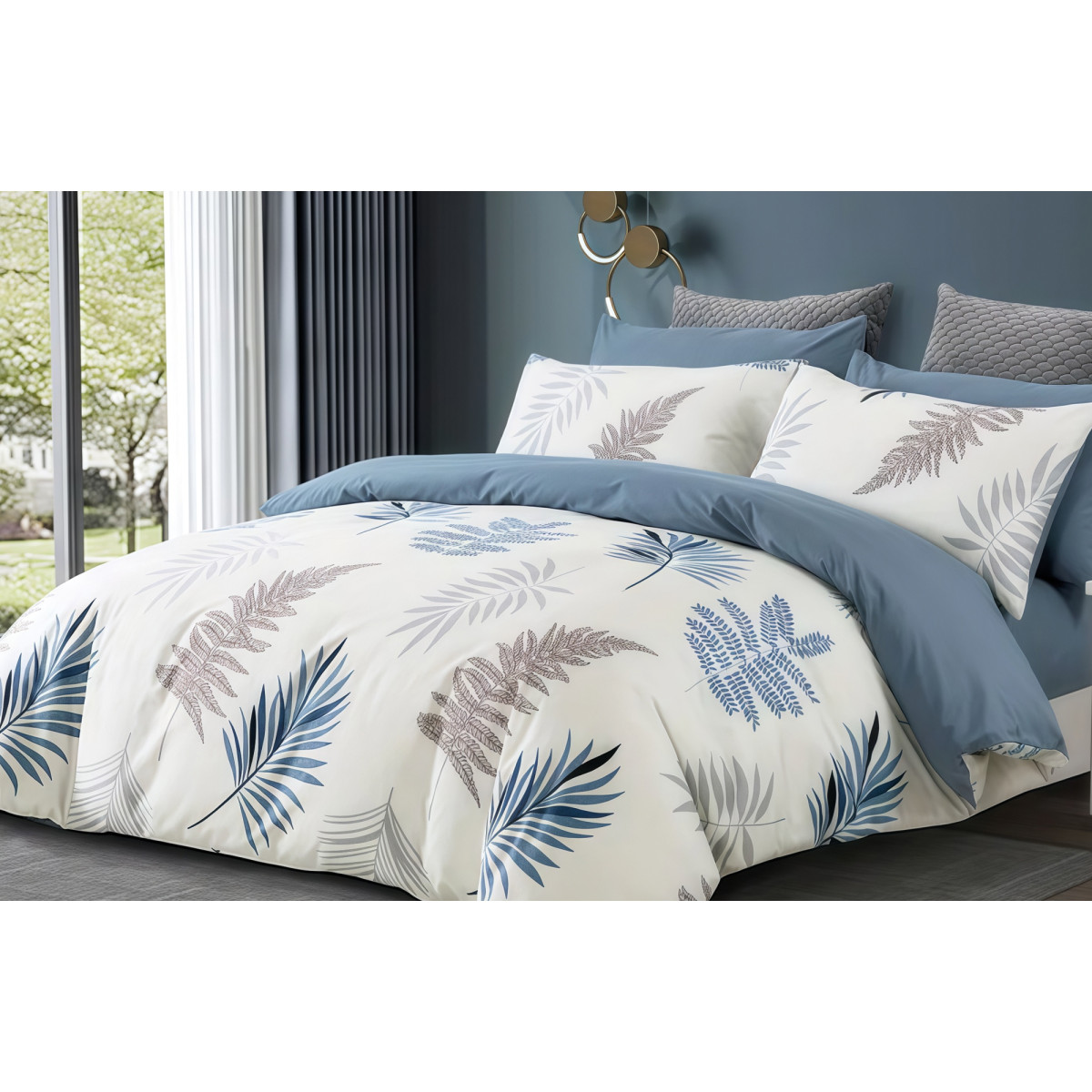 Комплект постельного белья VS-BS2.5-109 Шелест Голуби, евро VERSAILLES