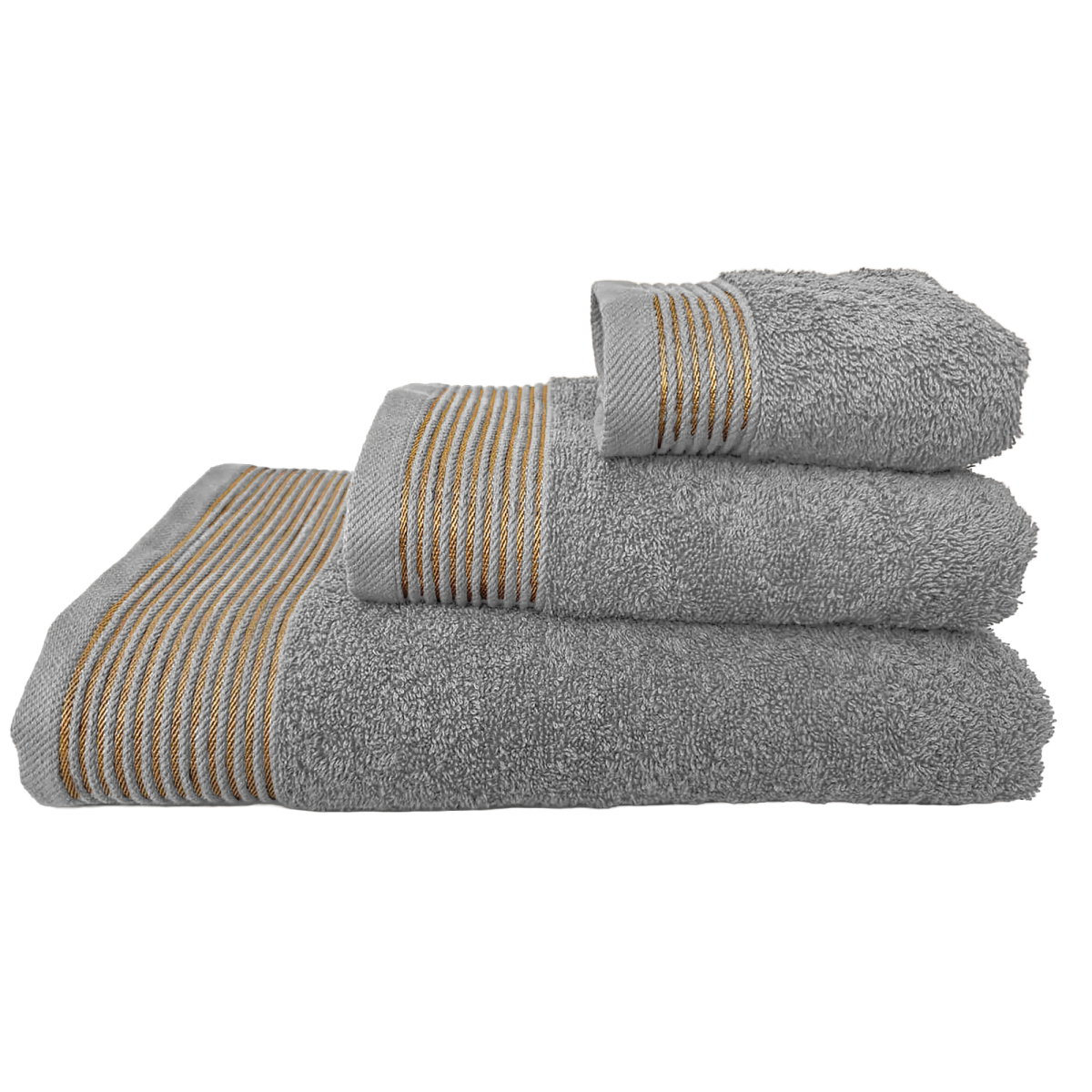 Рушник Афіна VS-T42-5090, 50х90см 100% бавовна, сірий Versailles