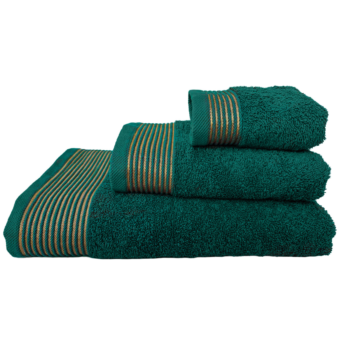 Рушник Афіна VS-T43-5090, 50х90см, 100% бавовна, смарагдовий Versailles