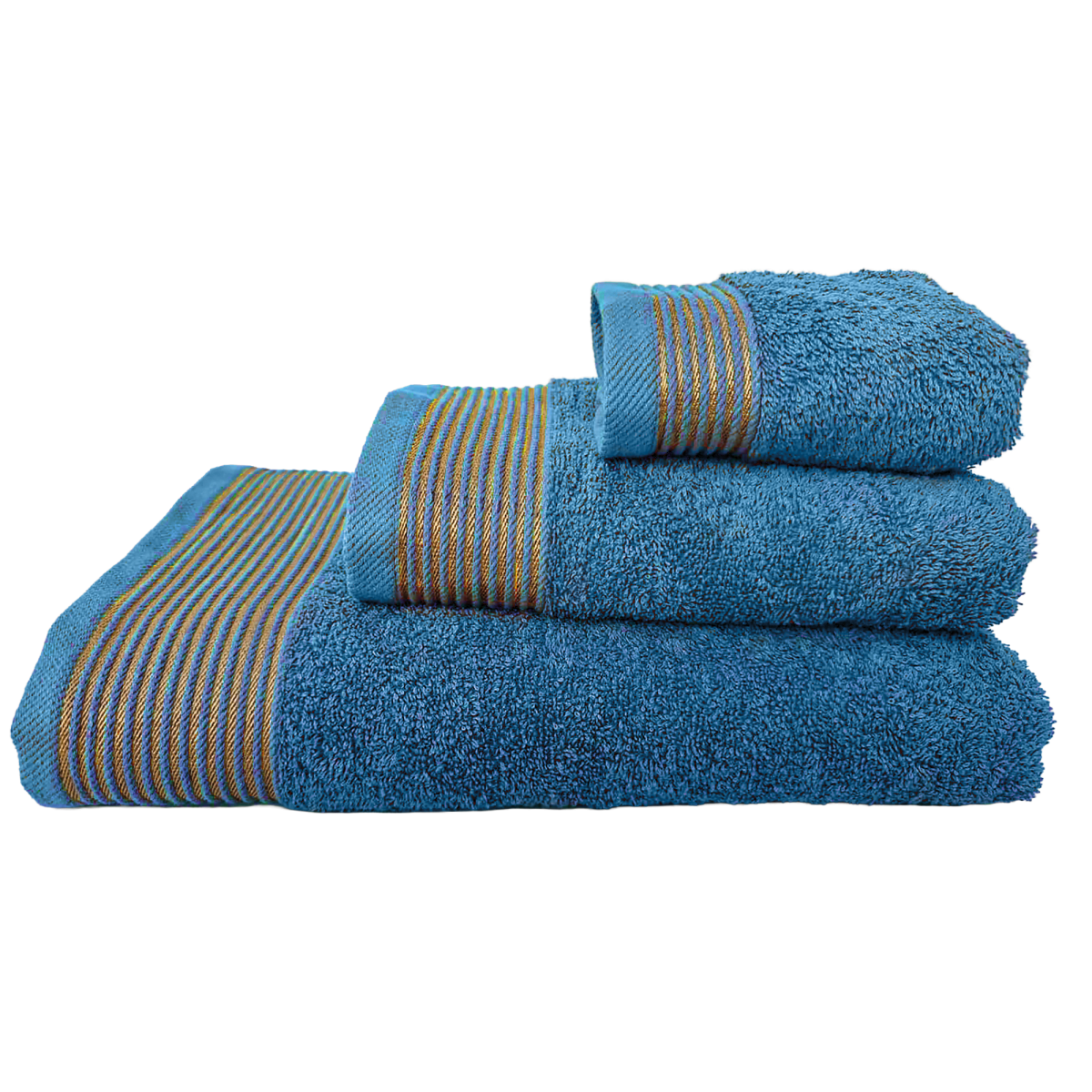 Рушник Афіна VS-T45-7014, 70х140см 100% бавовна, блакитний Versailles