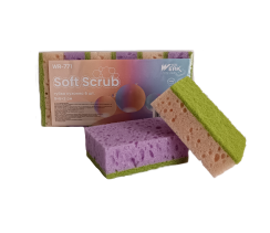 Губка кухонна  Soft Scrub 6 шт WR-771 (9х6х3 см) Werk