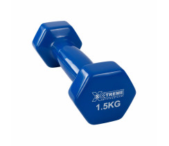 Гантелі для фітнесу 1.5 кг синя XTDBH-1.5B 1шт. X-TREME 