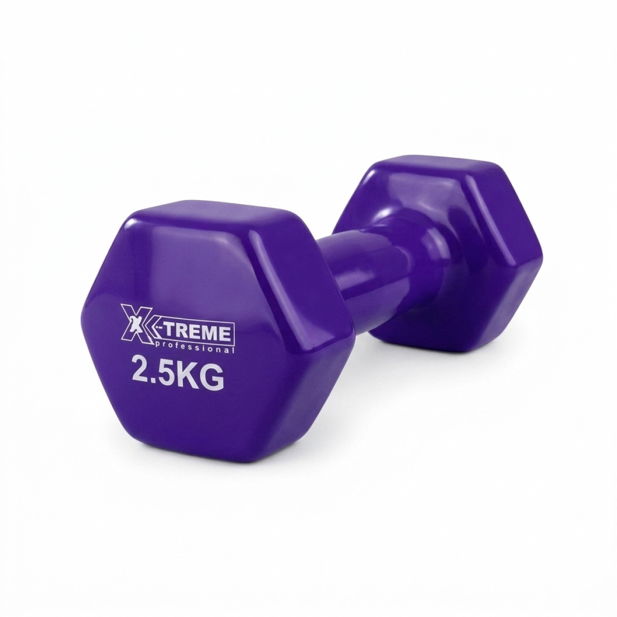 Гантели для фитнеса 2.5 кг фиолетовая XTDBH-2.5P 1шт. X-TREME