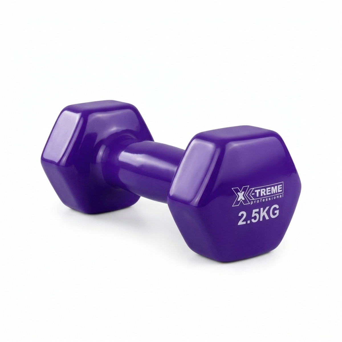 Гантели для фитнеса 2.5 кг фиолетовая XTDBH-2.5P 1шт. X-TREME