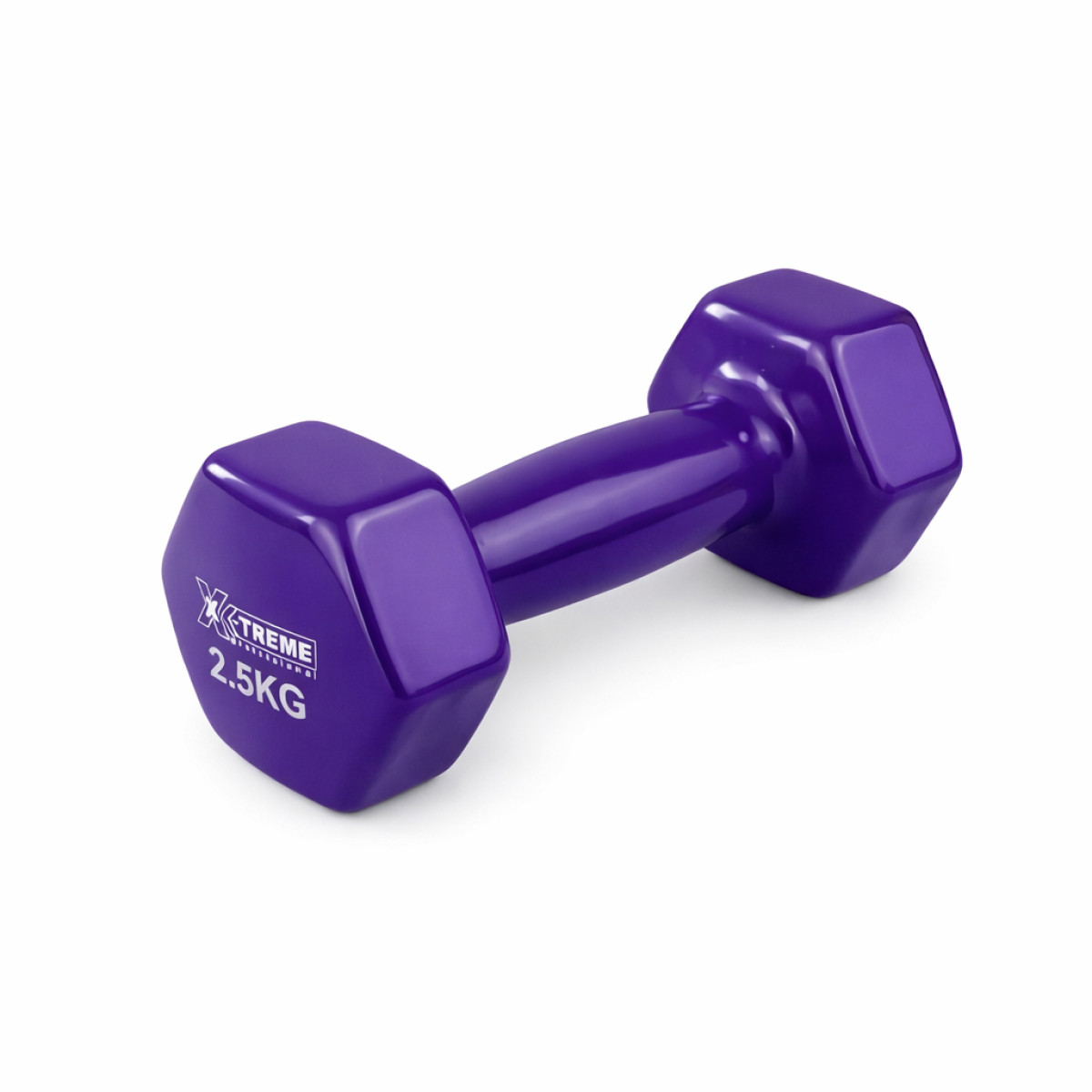 Гантели для фитнеса 2.5 кг фиолетовая XTDBH-2.5P 1шт. X-TREME