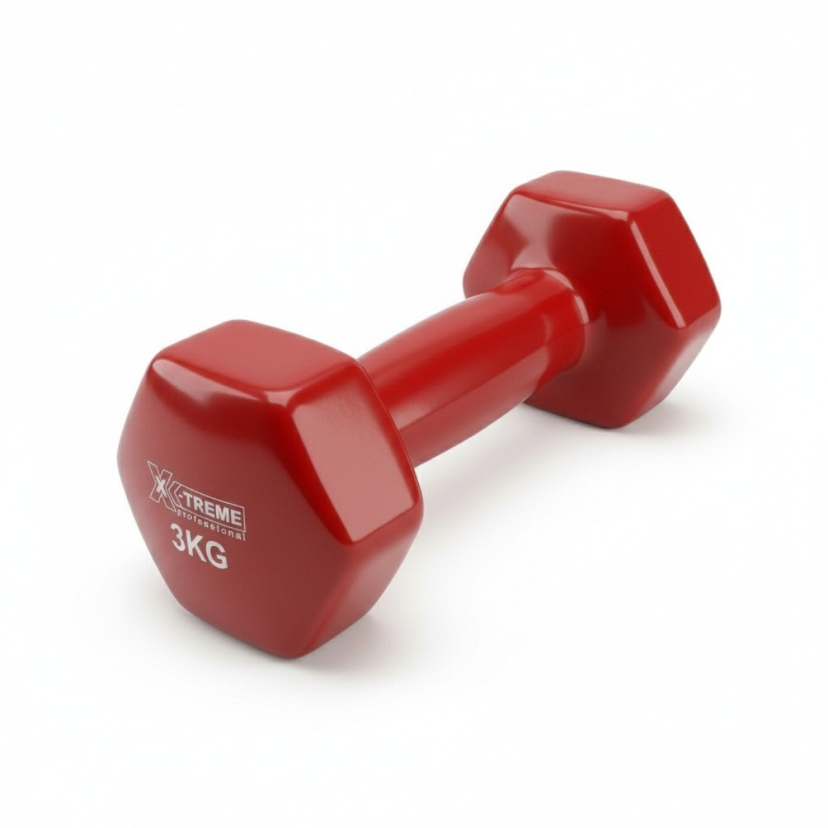 Гантели для фитнеса 3 кг красная XTDBH-3R 1шт. X-TREME