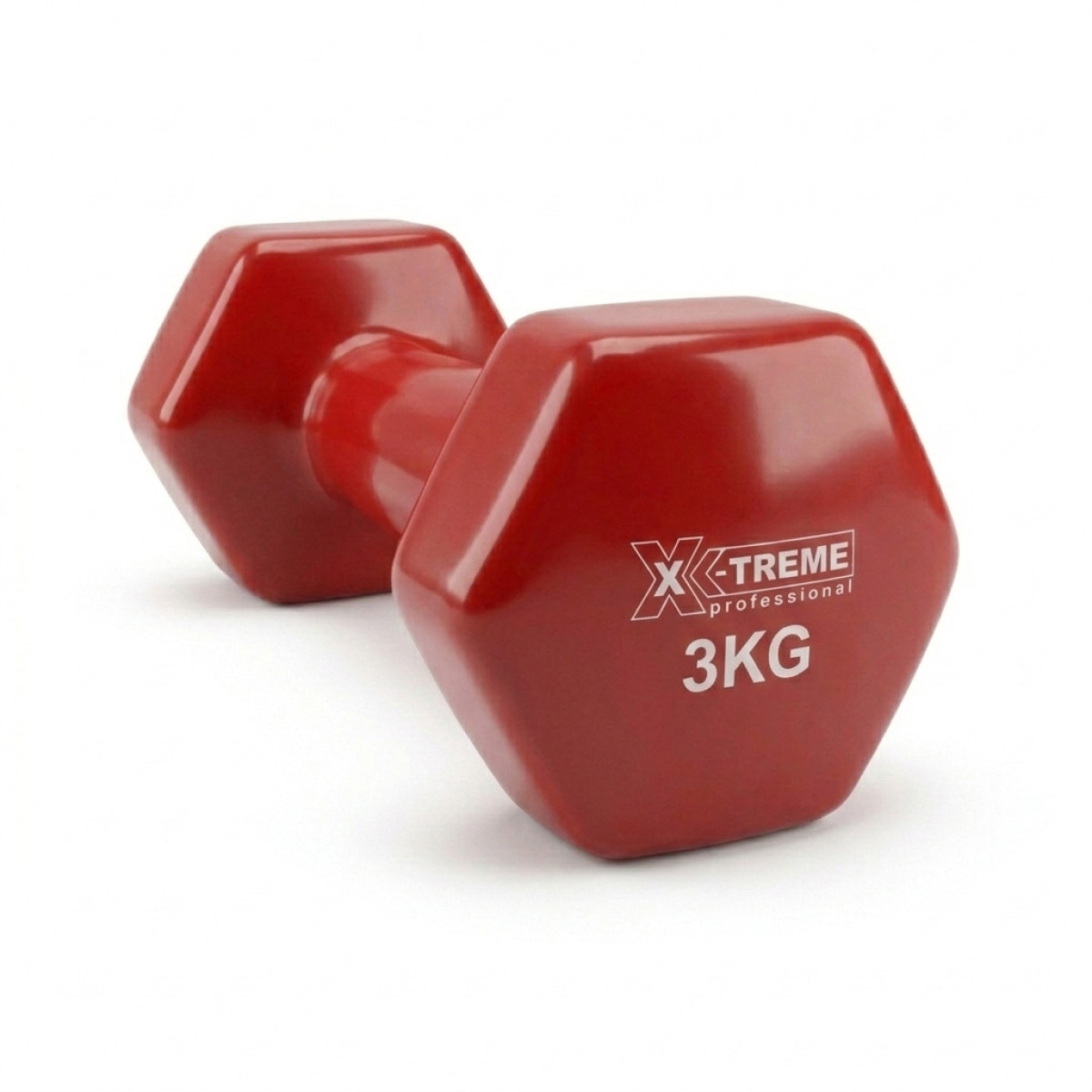 Гантели для фитнеса 3 кг красная XTDBH-3R 1шт. X-TREME