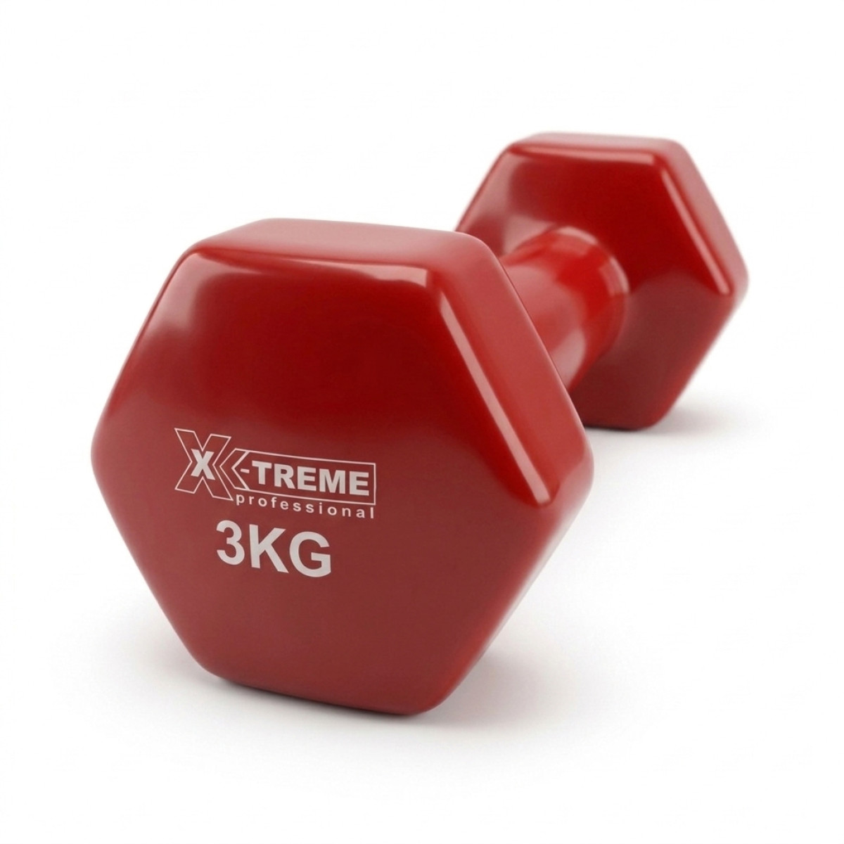 Гантели для фитнеса 3 кг красная XTDBH-3R 1шт. X-TREME