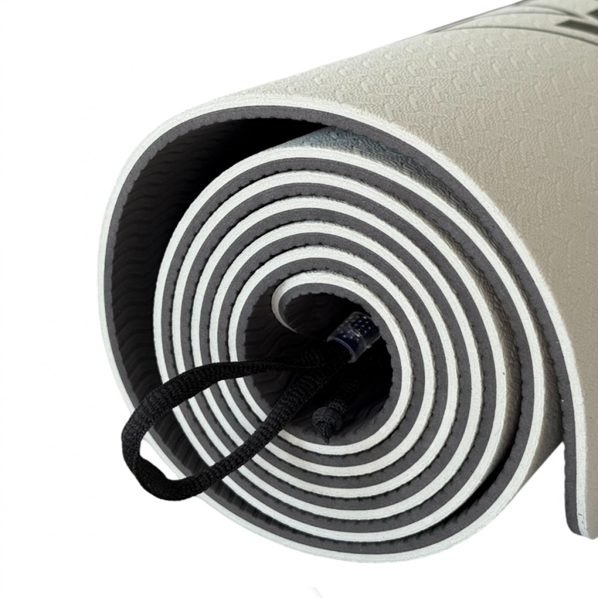 Килимок для фітнесу XTFMTPE-0.6GRA X-TREME 183x61x0.6 см сіро-чорний