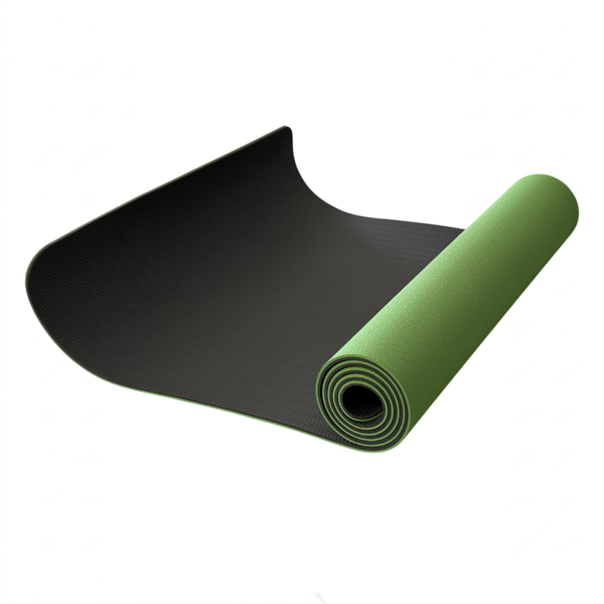 Килимок для фітнесу XTFMTPE-0.6GRE X-TREME 183x61x0.6 см зелено-чорний