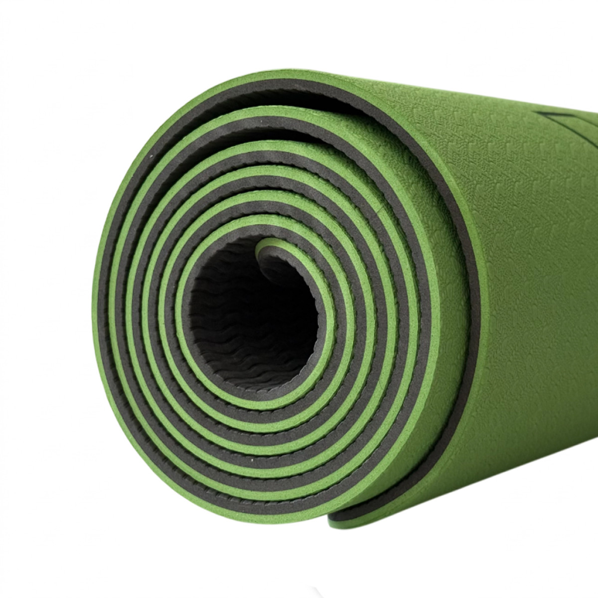 Килимок для фітнесу XTFMTPE-0.6GRE X-TREME 183x61x0.6 см зелено-чорний