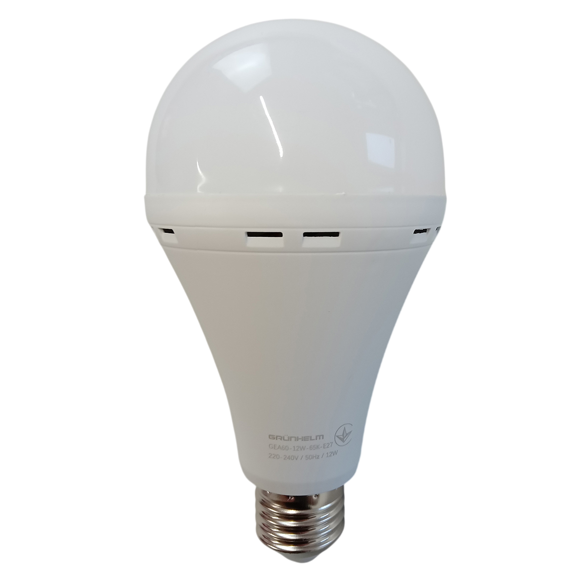 Лампа LED аварийная - GEA60-12W-65K-E27 Grunhelm
