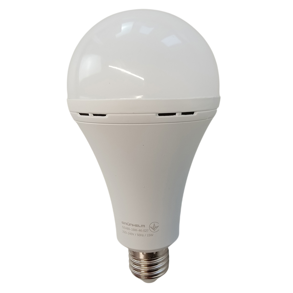 Лампа LED аварийная - GEA60-15W-4K-E27 Grunhelm