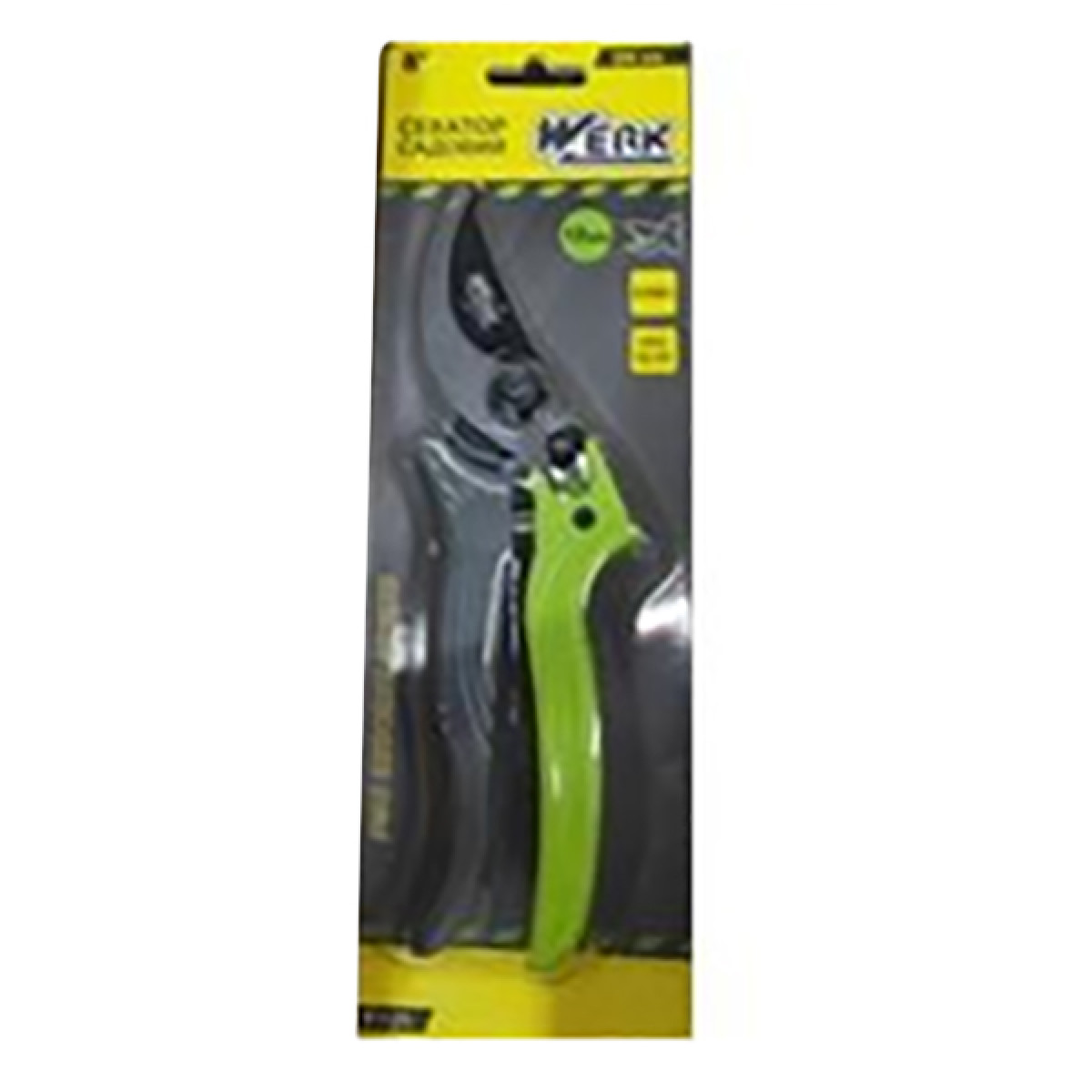 Секатор садовий 205 мм поліпропіленові ручки Werk 81121