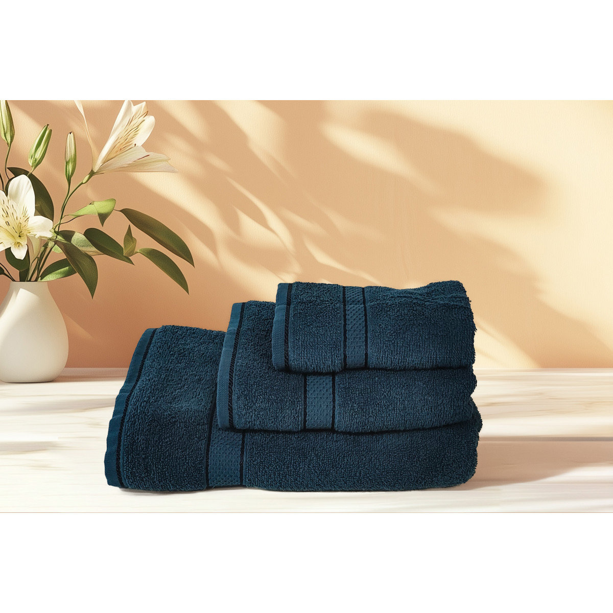 Рушник VS-T111-9015, 100% бавовна, Маренго ( 90х150см) Versailles