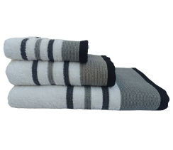 Рушник Каліпсо VS-T53-5090, 50х90см 100% бавовна, сірий Versailles