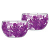 Набор салатников VT-3103-500 с двойным дном Фиолетовое чудо Vittora (2шт) 500мл