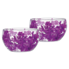 Набір салатників VT-3103-700 з подвійним дном Фіолетове диво Vittora (2шт) 700мл