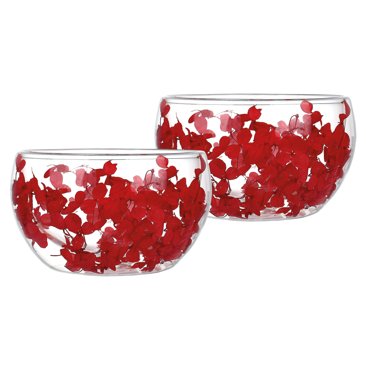 Набір салатників VT-3101-700 з подвійним дном Сяйво кохання Vittora (2шт) 700мл