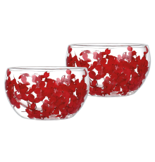 Набор салатников VT-3101-700 с двойным дном Сияние любви Vittora (2шт) 700мл