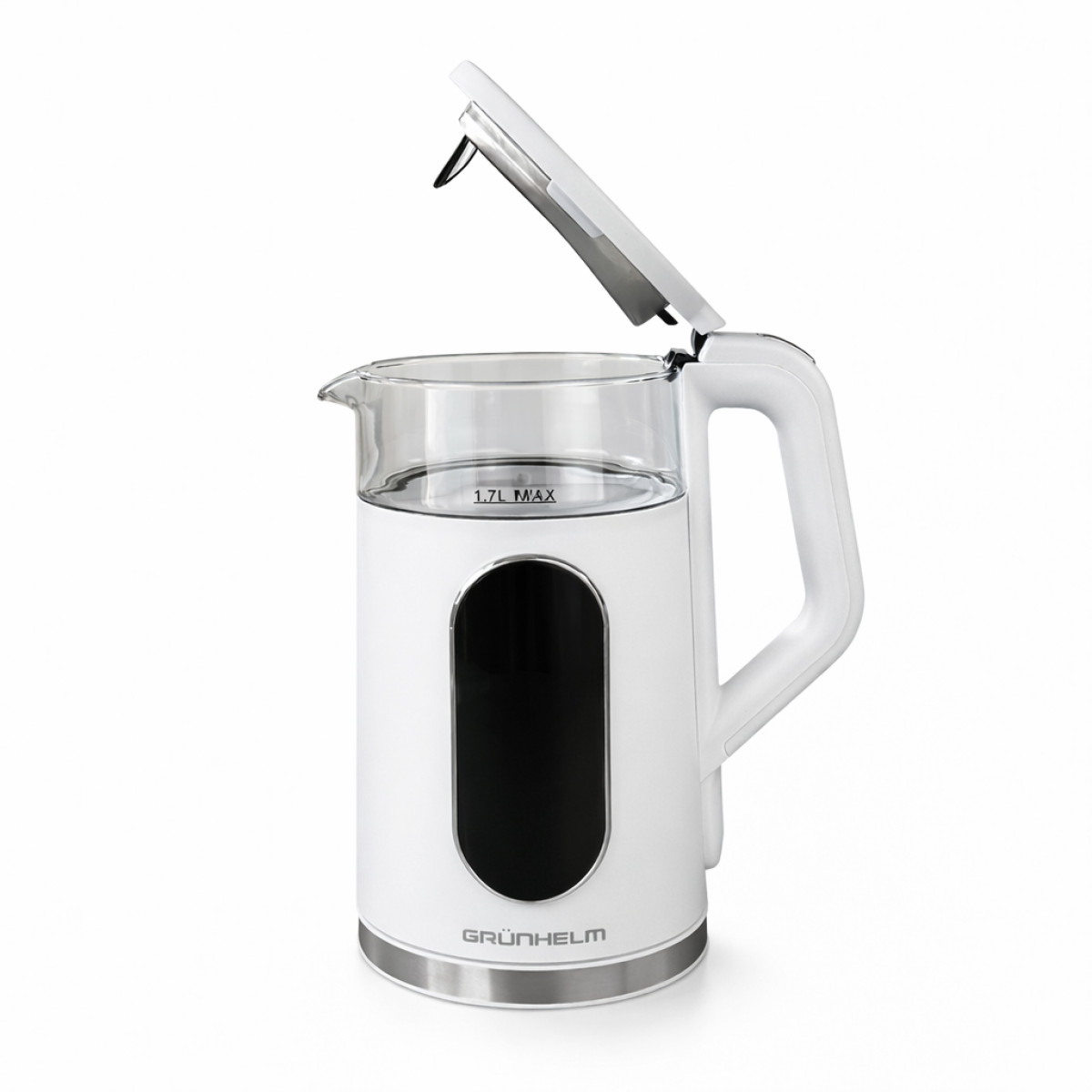 Електрочайник Скло - EKG-25702W бiлий Grunhelm