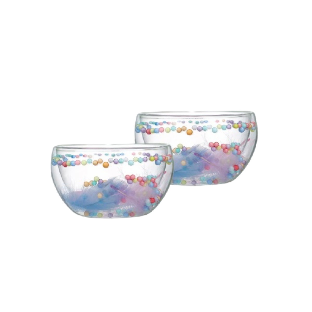 Набор салатников VT-3104-300 с двойным дном Похититель снов Vittora (2шт) 300мл