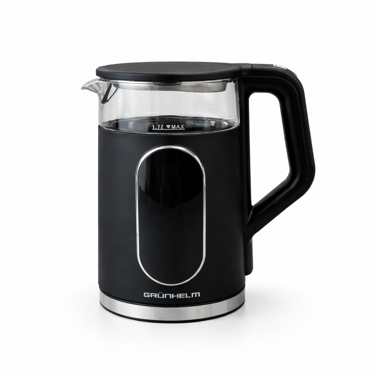 Электрочайник Стекло - EKG-25702B черный Grunhelm