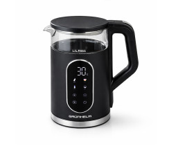 Электрочайник Стекло - EKG-25702B черный Grunhelm