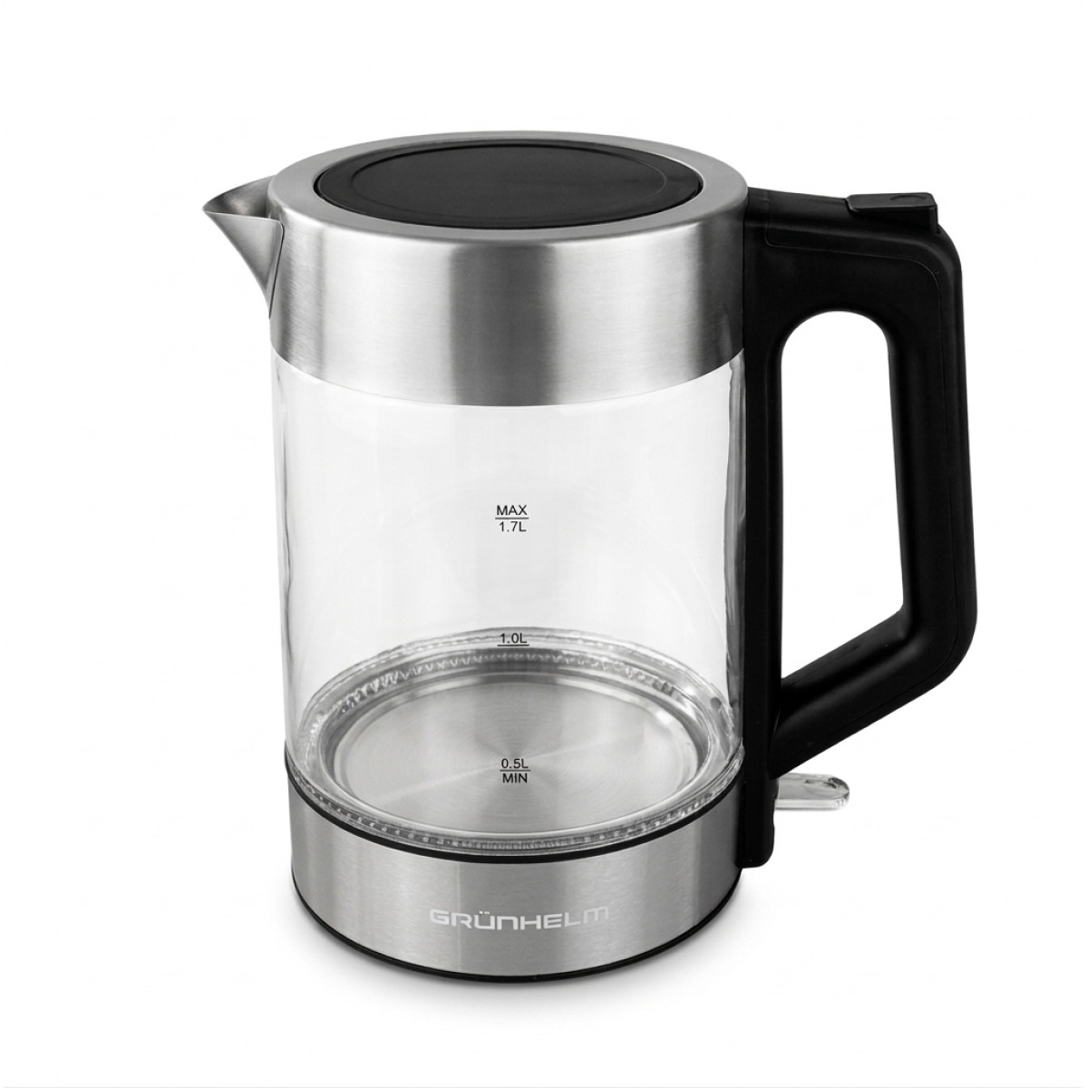 Електрочайник Скло - EKG-25707B чорний Grunhelm