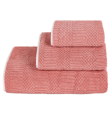 Полотенце VS-T317-7014 фактурное (70х140см) микрофибра, коралл Versailles