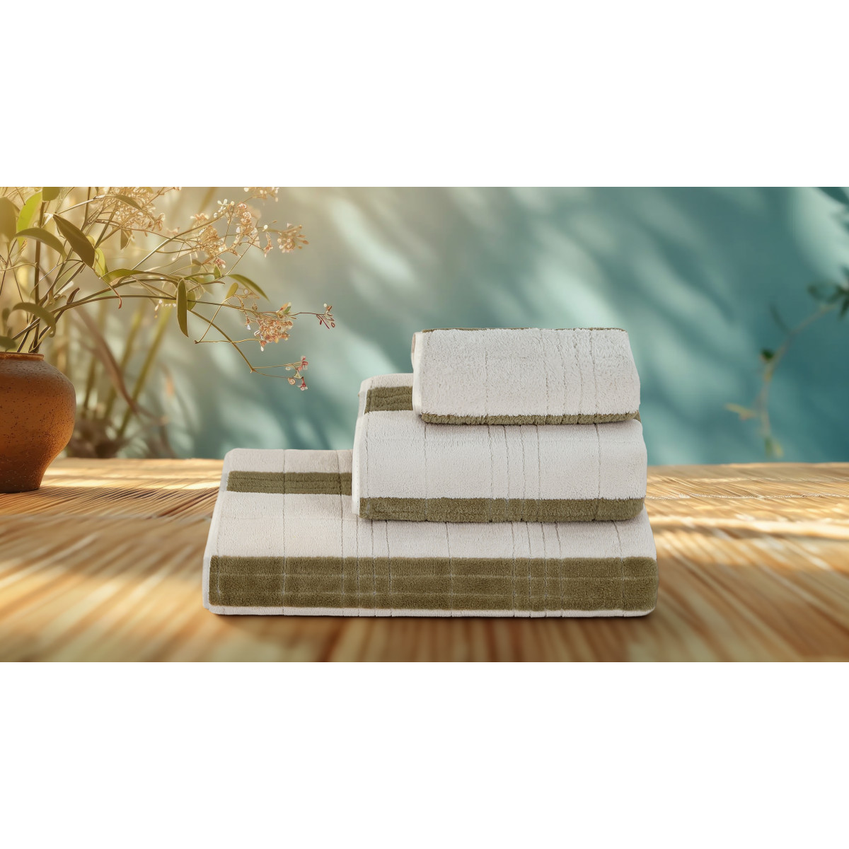 Полотенце VS-T312-3050 Баланс (30х50см) микрофибра, фисташковый Versailles