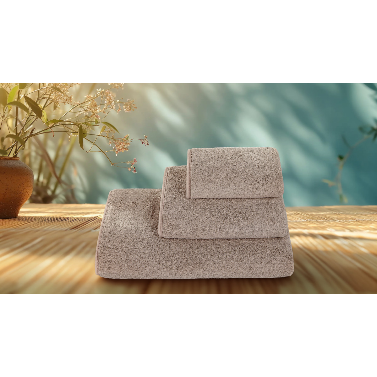 Рушник VS-T37-3050 Хмаринка (30х50см) мікрофібра, карамель Versailles