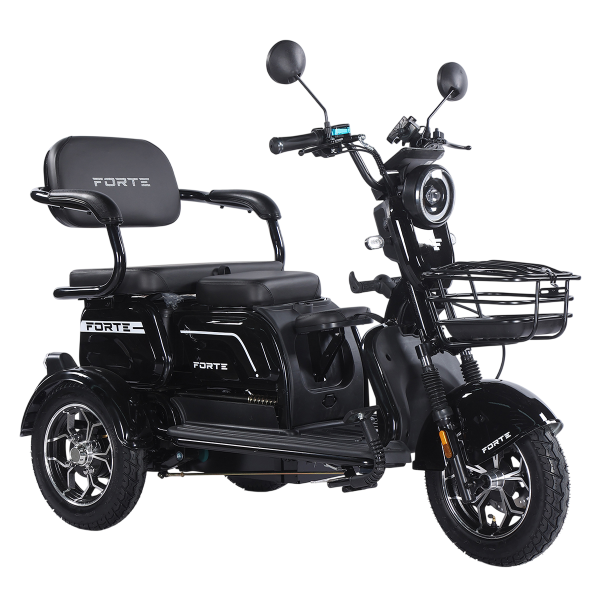 Трицикл акумуляторний Forte Family-WN1072 Чорний