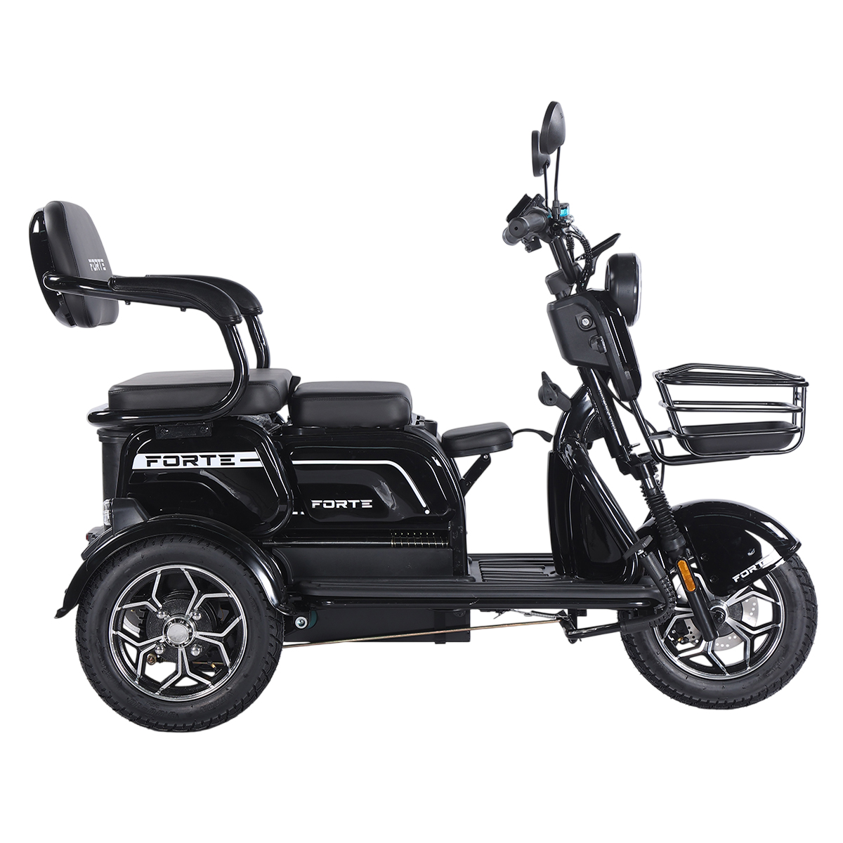 Трицикл акумуляторний Forte Family-WN1072 Чорний