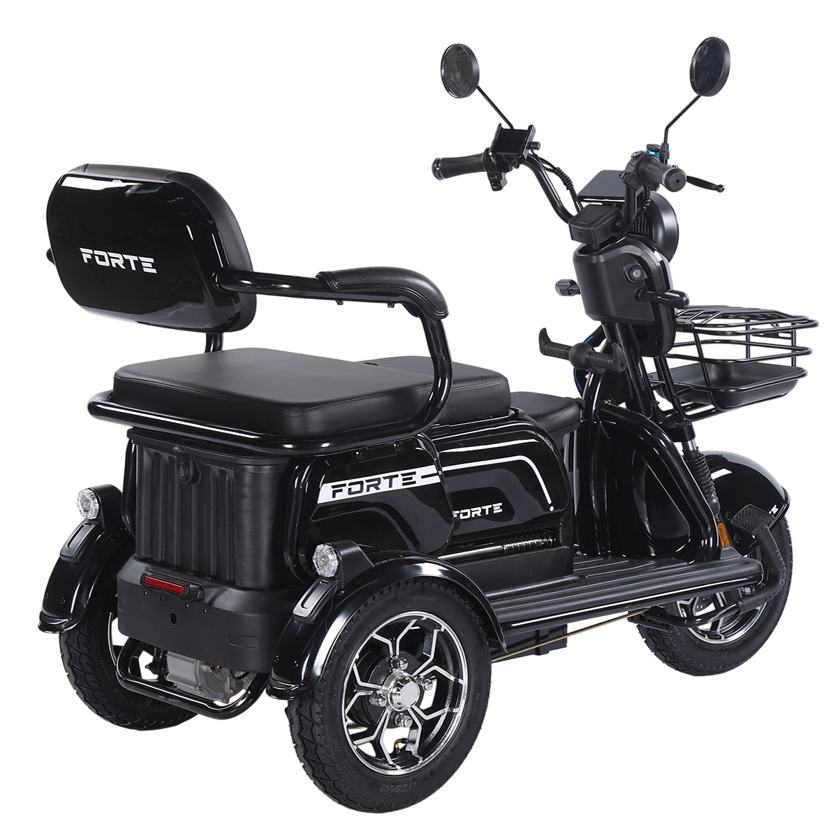 Трицикл акумуляторний Forte Family-WN1072 Чорний
