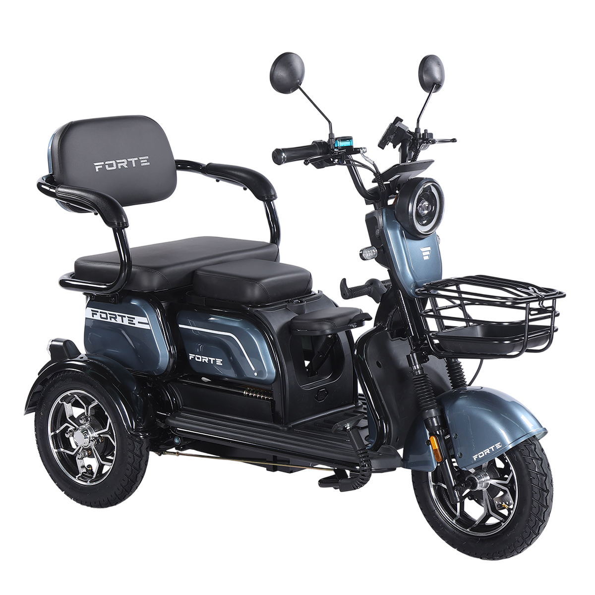 Трицикл акумуляторний Forte Family-WN1072 Сірий