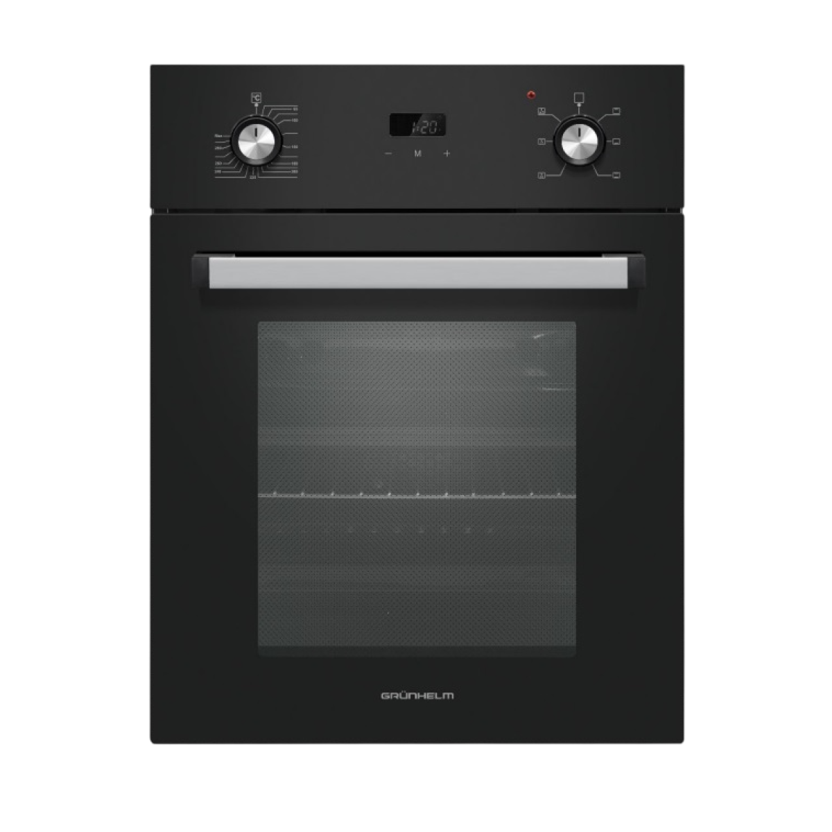 Духовой шкаф GBA-45D1B черный мех.таймер Grunhelm