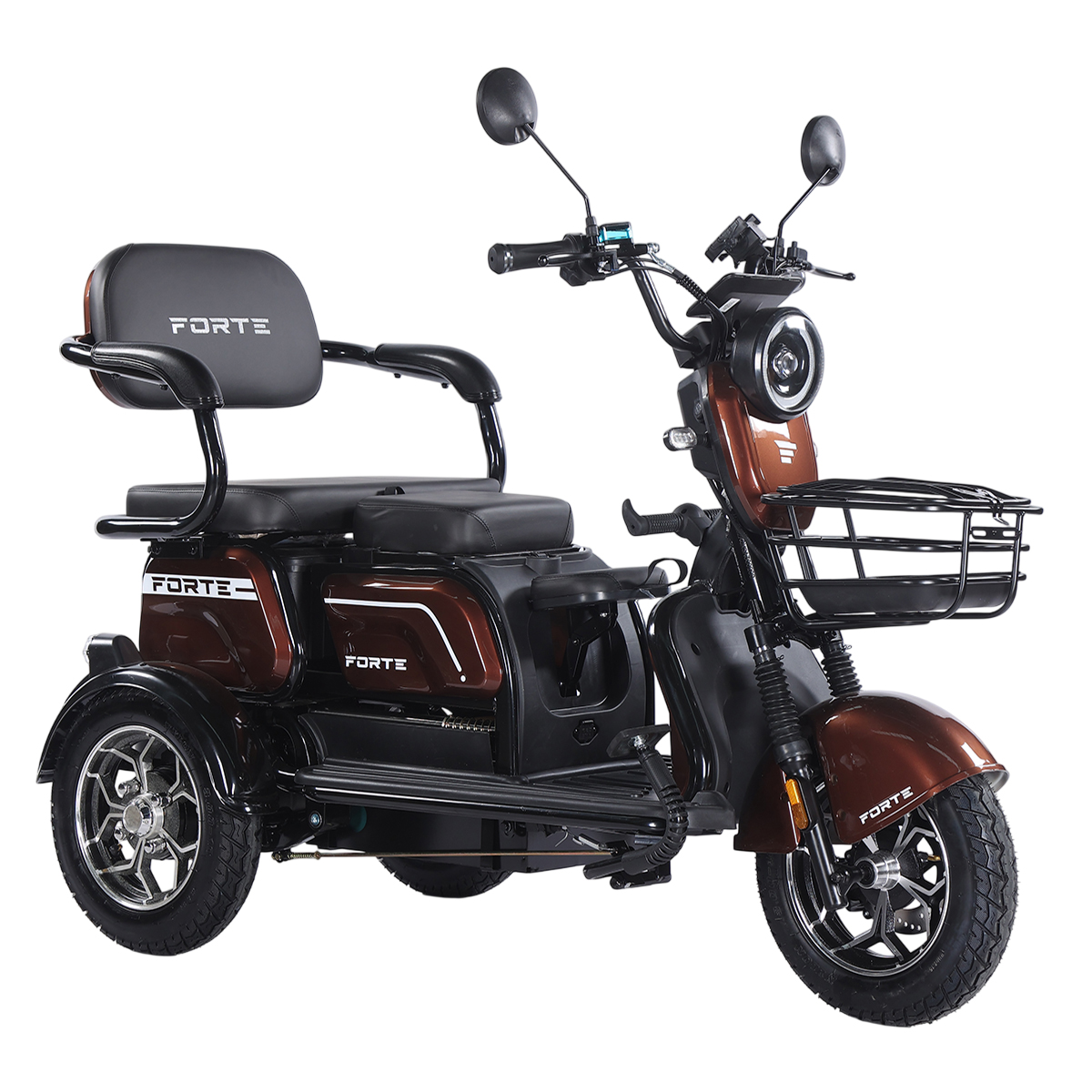 Трицикл аккумуляторный Forte Family-WN1072G Коричневый