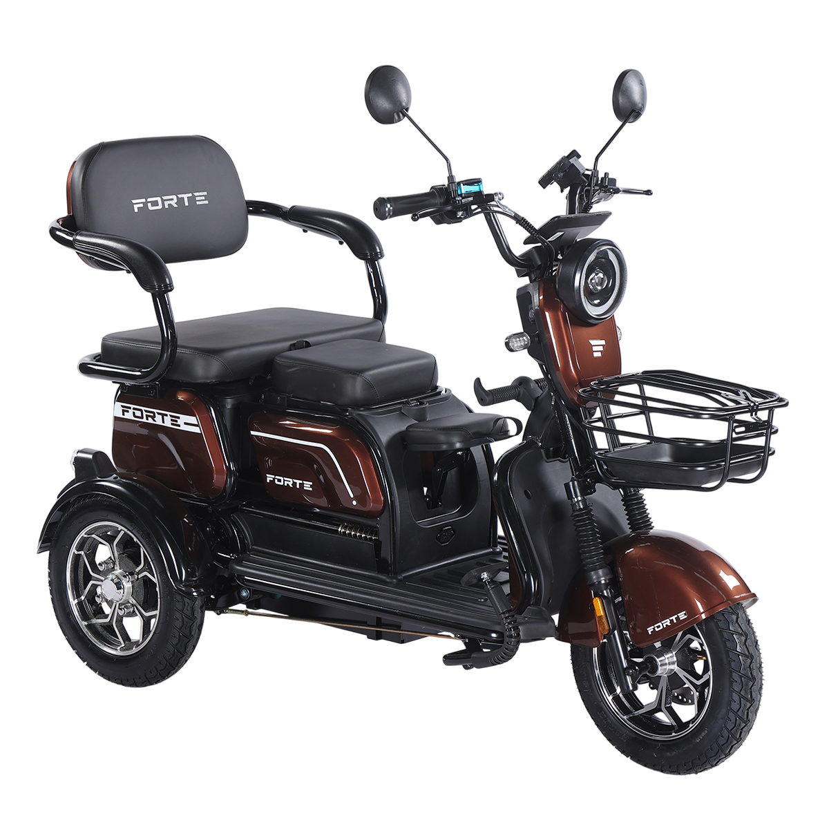 Трицикл аккумуляторный Forte Family-WN1072G Коричневый