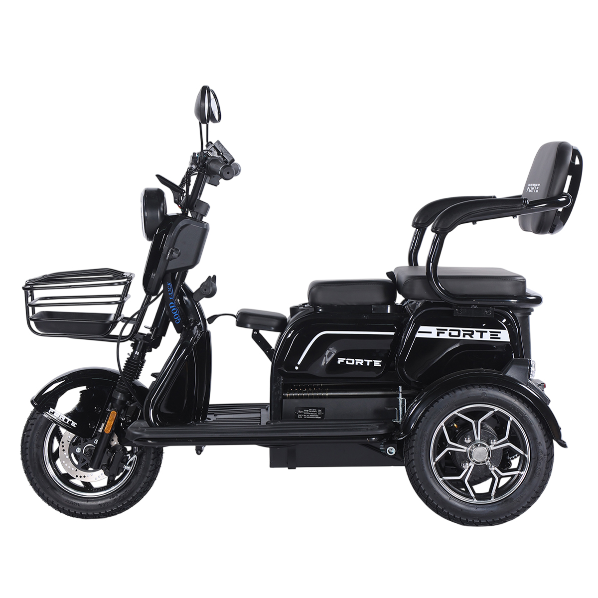 Трицикл аккумуляторный Forte Family-WN1072G Черный