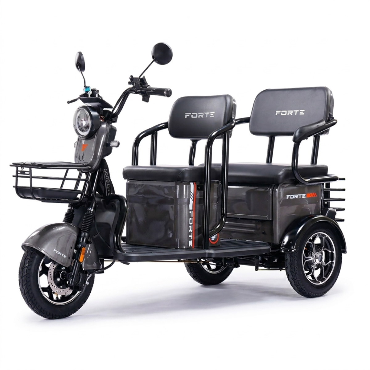 Трицикл аккумуляторный Forte TRANSIT-WN1072G Серый