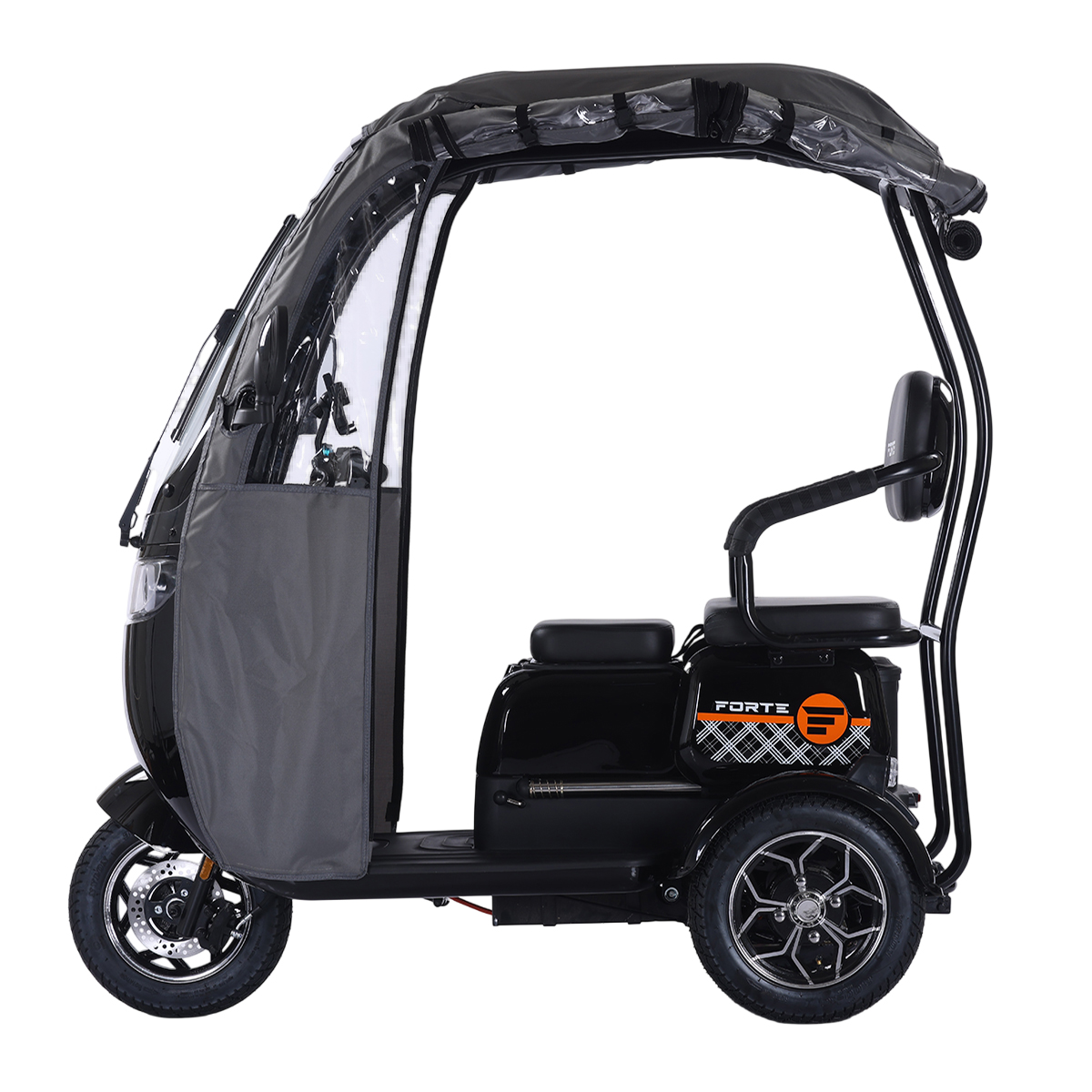 Трицикл аккумуляторный Forte TRINE-WN1072G Черный