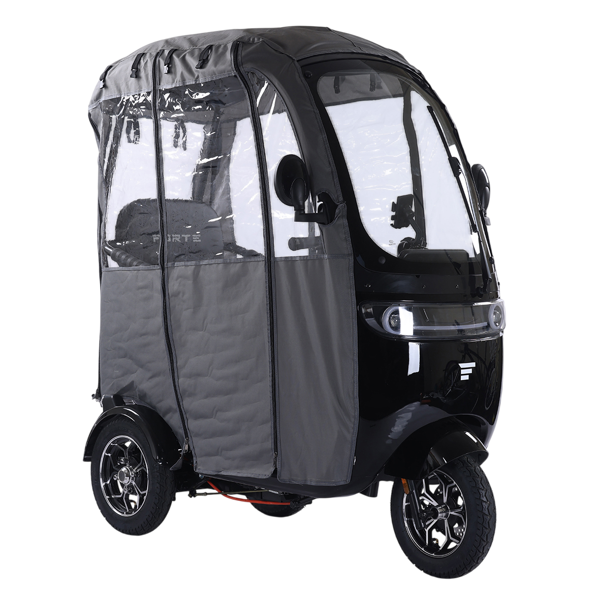 Трицикл аккумуляторный Forte TRINE-WN1072G Черный