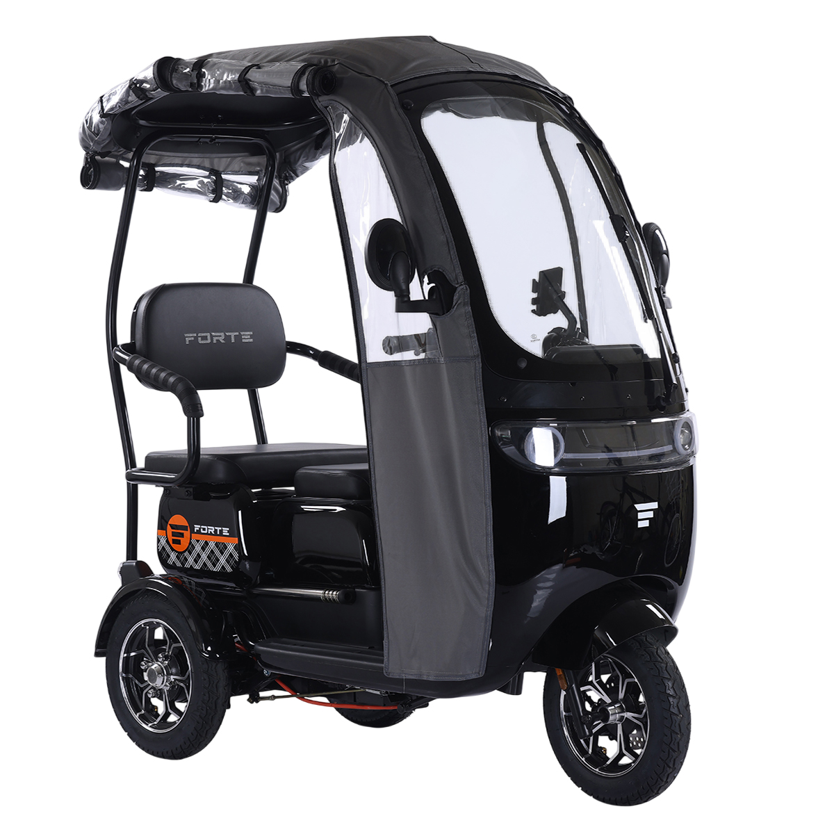 Трицикл аккумуляторный Forte TRINE-WN1072G Черный