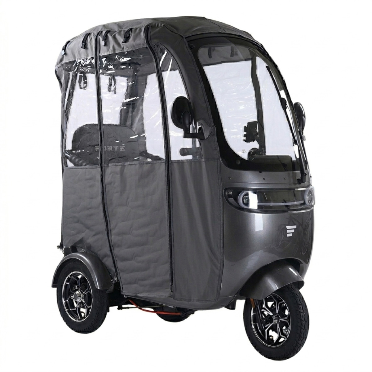 Трицикл акумуляторний Forte TRINE-WN1072G Сірий