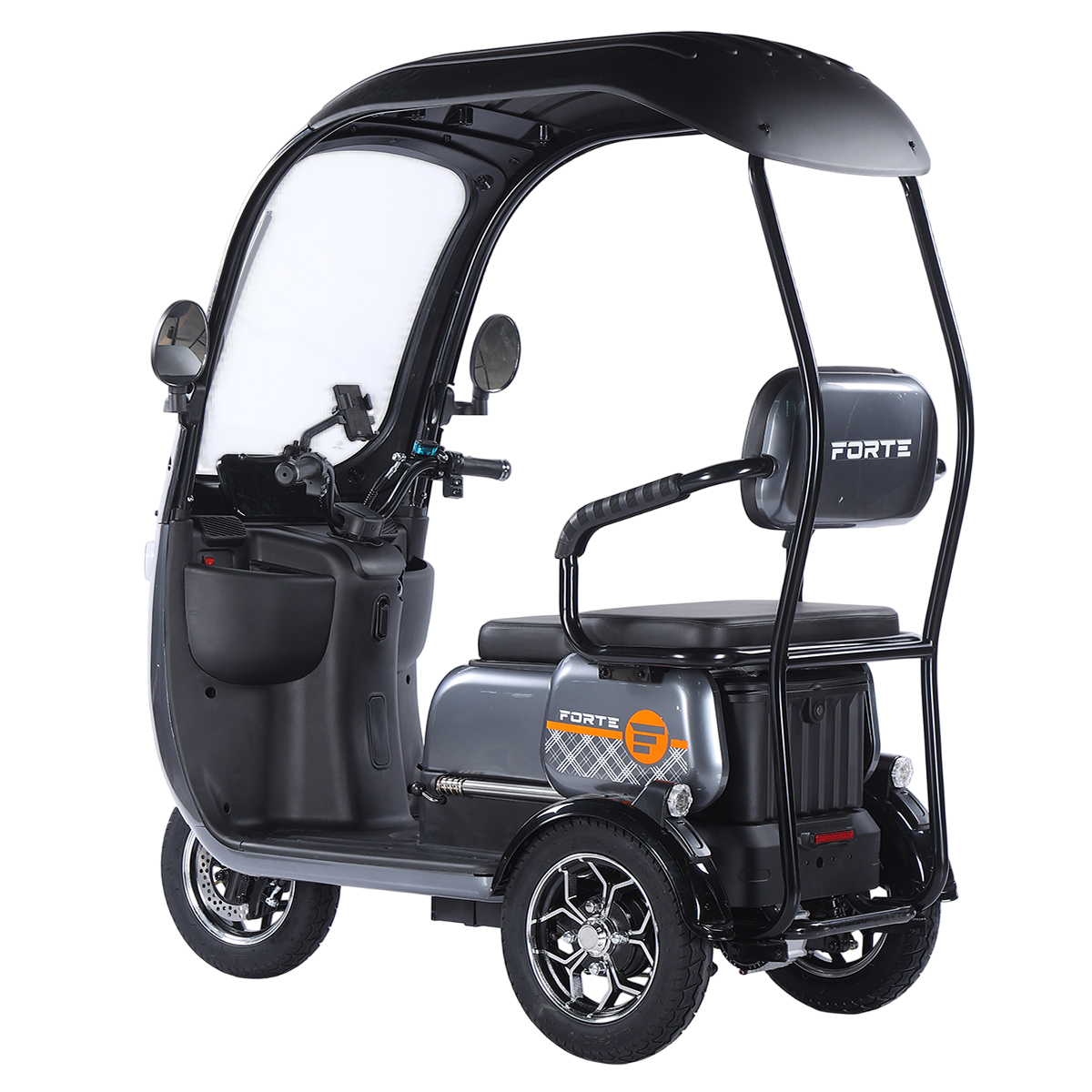 Трицикл акумуляторний Forte TRINE-WN1072G Сірий